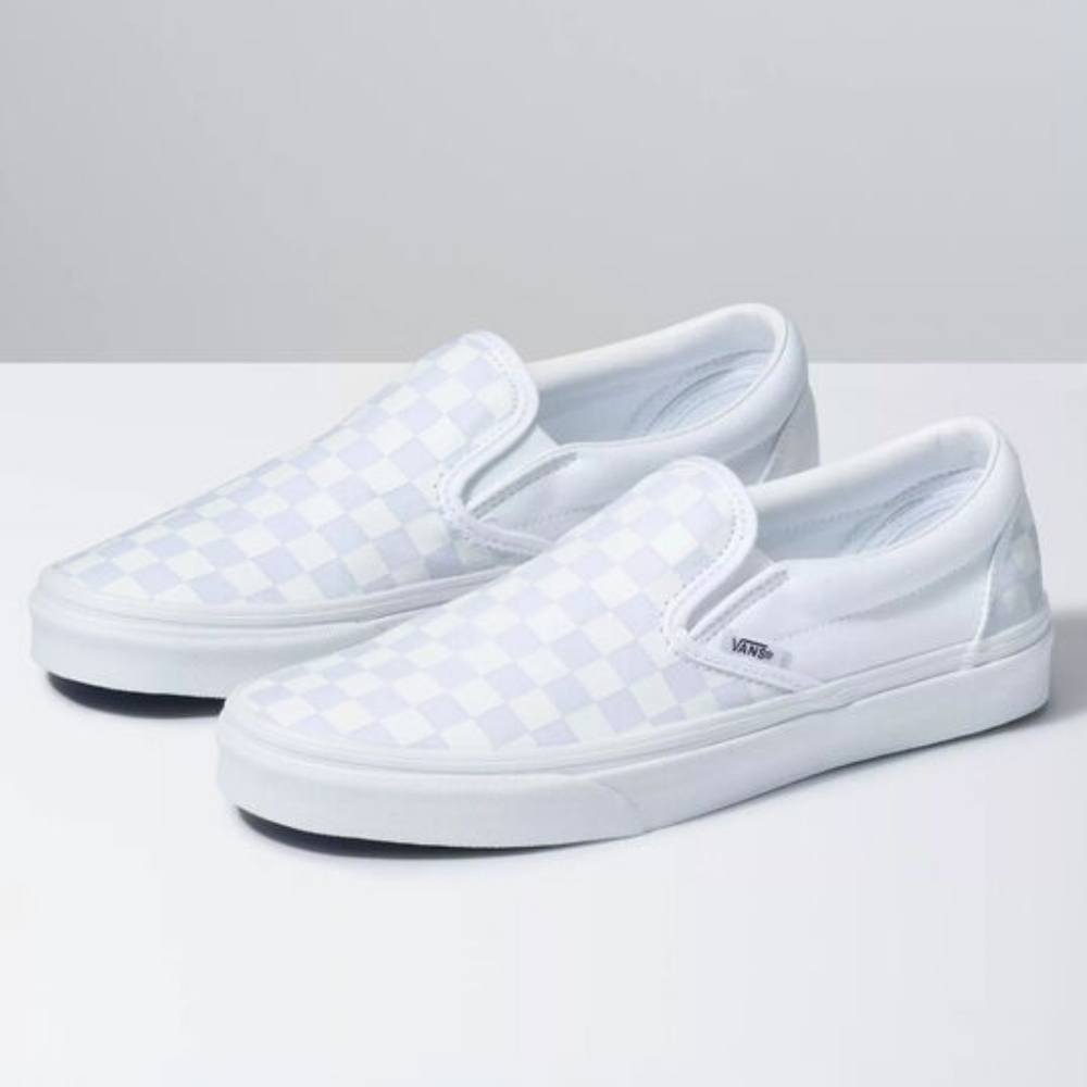 New Pair of Vans True White Slip-Ons